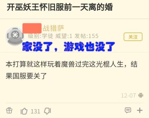 魔兽世界毁了多少家庭(玩魔兽的人都不正常)插图