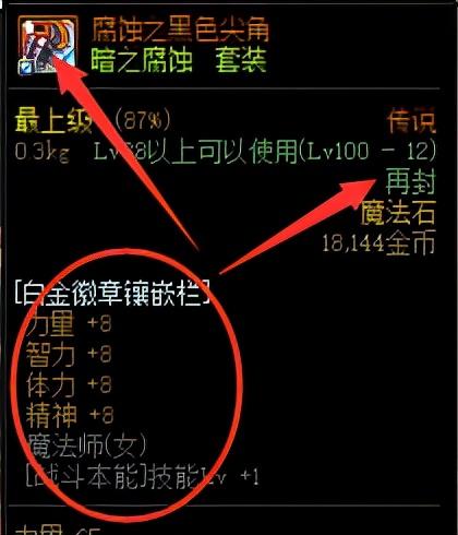 dnf白金徽章怎么镶嵌(白金徽章镶嵌在换装吗)插图5