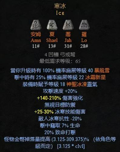 暗黑破坏神2符文之语弓箭(弓马开荒符文之语推荐)插图8