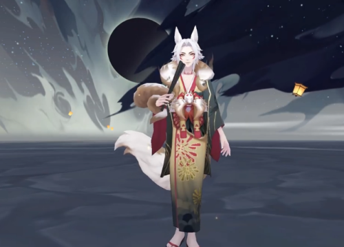 阴阳师妖狐皮肤图鉴(妖狐逐月照君)插图1