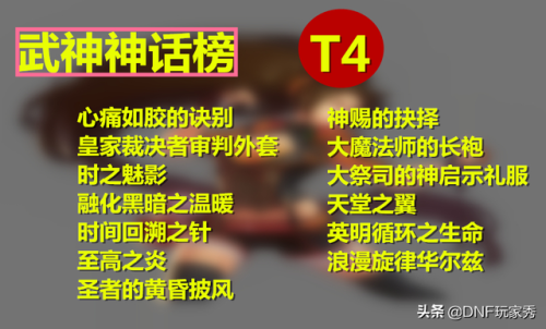 dnf男散打神话排名(dnf神话装备可以升级吗)插图5