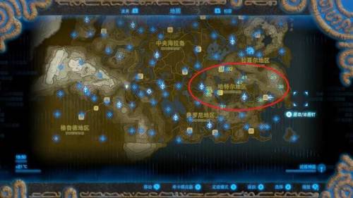 塞尔达传说神庙位置高清地图(120神庙位置高清图 中文)插图4