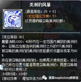 冒险岛豹弩游侠技能介绍(冒险岛豹弩稀有豹子)插图21