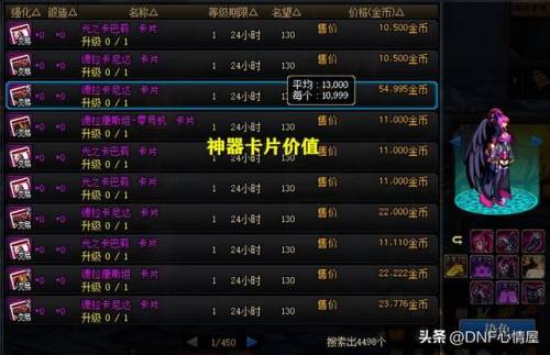 dnf神器卡片合成器在哪(DNF卡片合成找谁)插图6