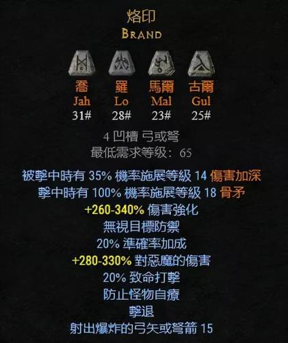 暗黑破坏神2符文之语弓箭(弓马开荒符文之语推荐)插图6