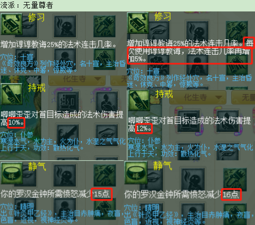 梦幻转门派技能对应表(梦幻西游技能对照表大全)插图3