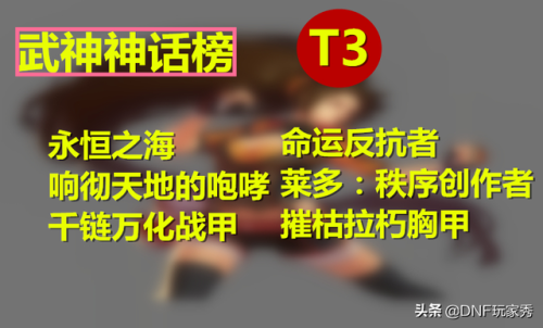dnf男散打神话排名(dnf神话装备可以升级吗)插图4
