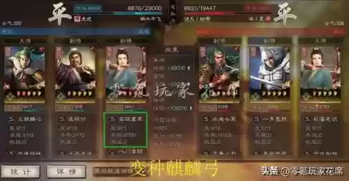 白板蜀弓战法搭配阵容(群弓战法)插图4