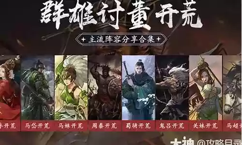 率土之滨群董阵容搭配插图