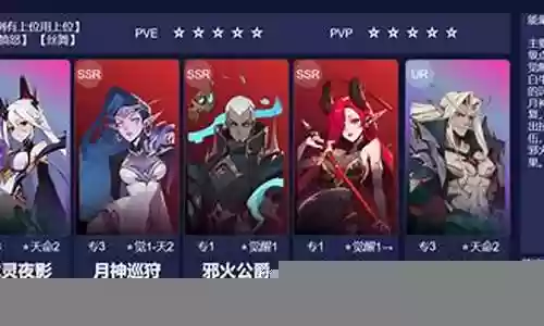 夜影阵容搭配攻略插图