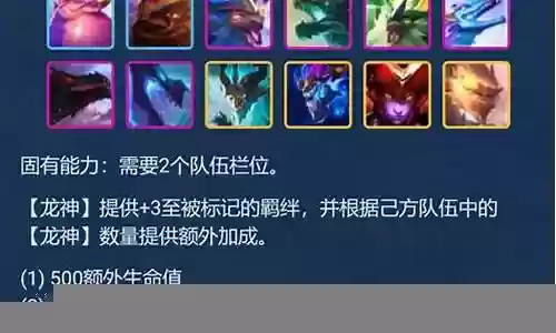 四龙神阵容搭配图表最新插图