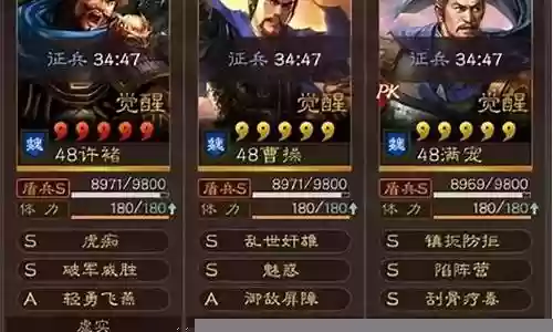 关羽张飞许褚组队阵容插图