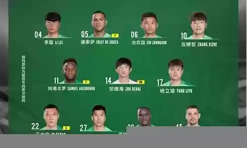 零五年国安阵容搭配插图