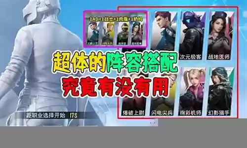 和平精英更强的阵容插图