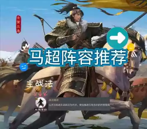 狂澜马超阵容插图1