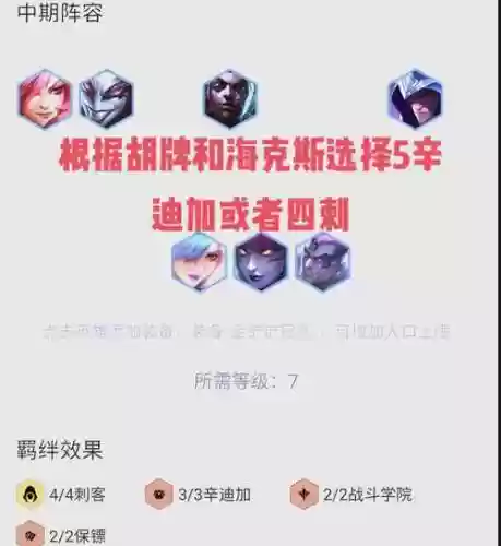 刺客卡特阵容插图