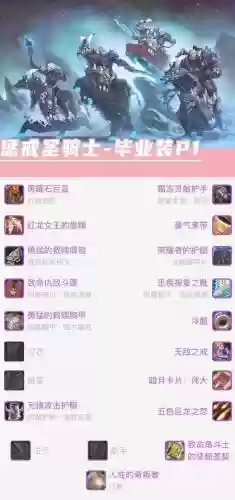 圣骑士85传说装备选择插图