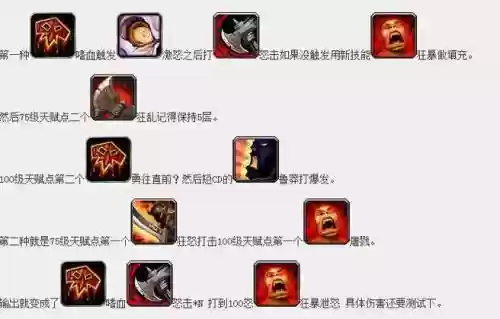 魔兽世界狂暴战主要靠什么技能输出插图1