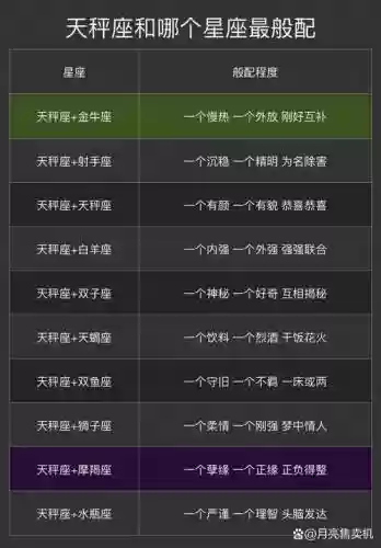 天秤强大阵容插图