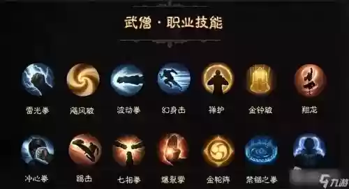 武僧技能名称插图