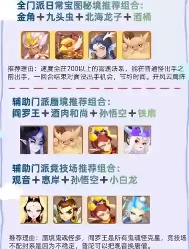 梦幻西游手游方寸山助战搭配插图