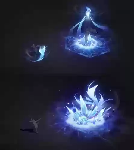 冰系技能特效，冰属性特效插图