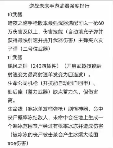 逆战新武器解说视频教学视频教学，逆战各武器特点插图