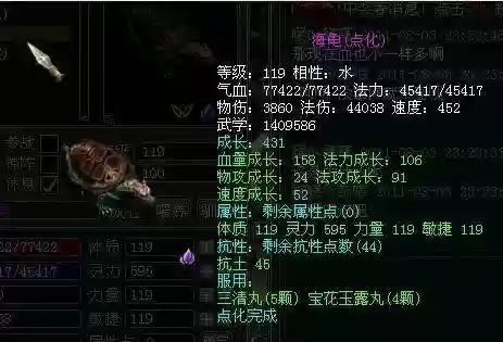 问道宝宝海龟没有技能，问道海龟的技能插图1