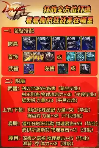 dnf起源版本狂战武器附魔，dnf狂战武器附魔什么好插图1