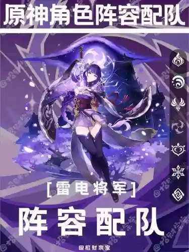 原神雷神辅助搭配阵容，原神雷神辅助搭配阵容最新插图