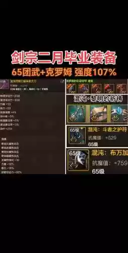 新版剑宗毕业搭配阵容，剑宗2021毕业插图