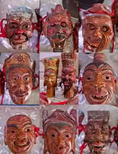 --道武器怎-N-Q-傩砸-求，道真傩城面具插图