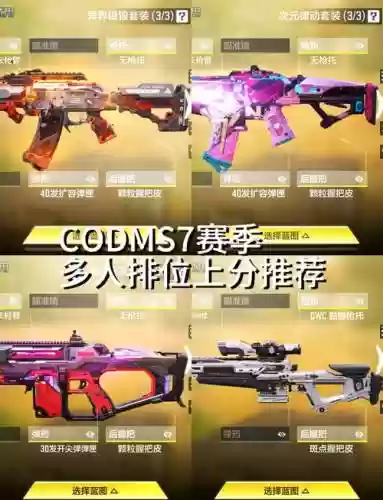 使命召唤ol定制版武器，使命召唤ol武器配件搭配插图